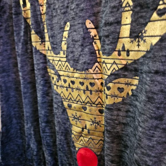 Rocker Girl Sheer Rudolf T-shirt - Picture 3 of 6